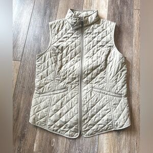 🛍️ women Van Heusen high low vest zipper closure Vest with 2 pockets medium.